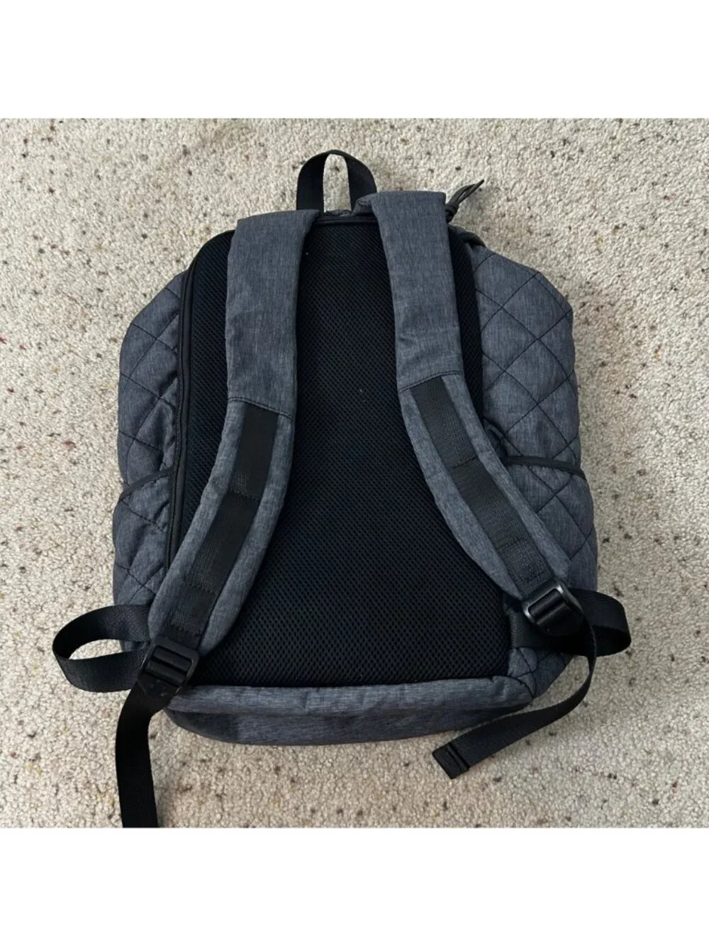 Calia Carrie Underwood Grey Quilted Backpack Bag‎ Everyday Travel Gym